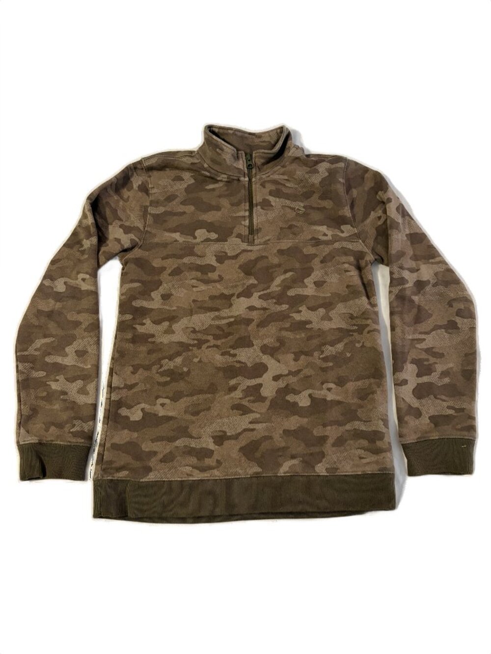 Big Kids Quarter Zip Sweatshirt, Ocean Coast, Size L